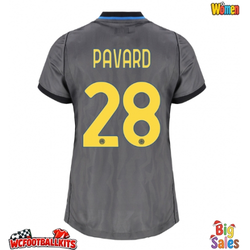 Inter Milan Benjamin Pavard #28 Replica Third Stadium Shirt for Women 2026-27 Short Sleeve
